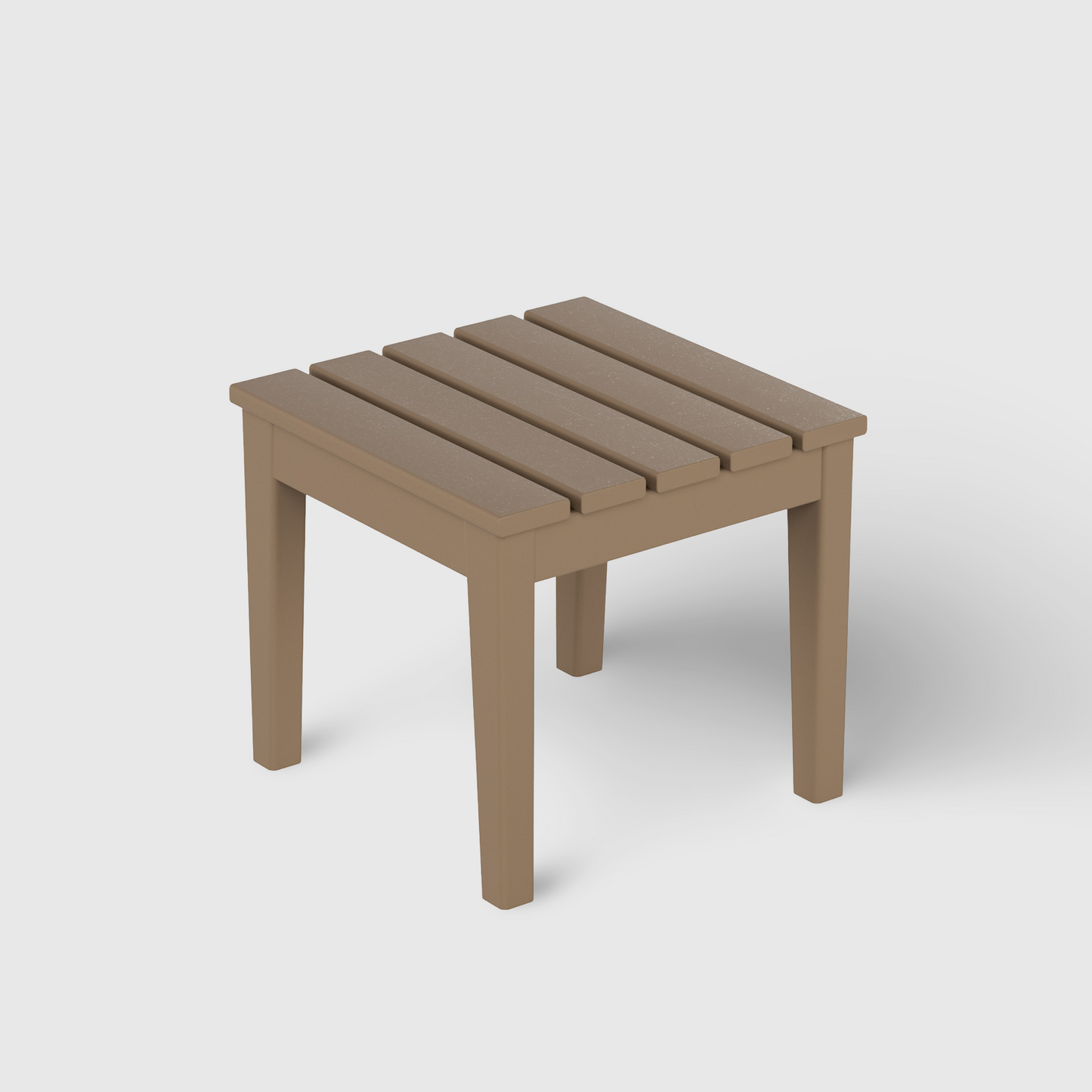 POLYTRENDS™ Tuscany All-Weather Outdoor Square Side Table (17" Height)