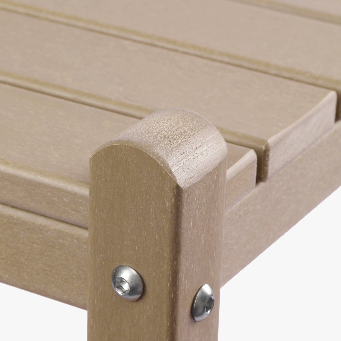 POLYTRENDS™ Tuscany All-Weather Outdoor Two Shelf Side Table (36" High)