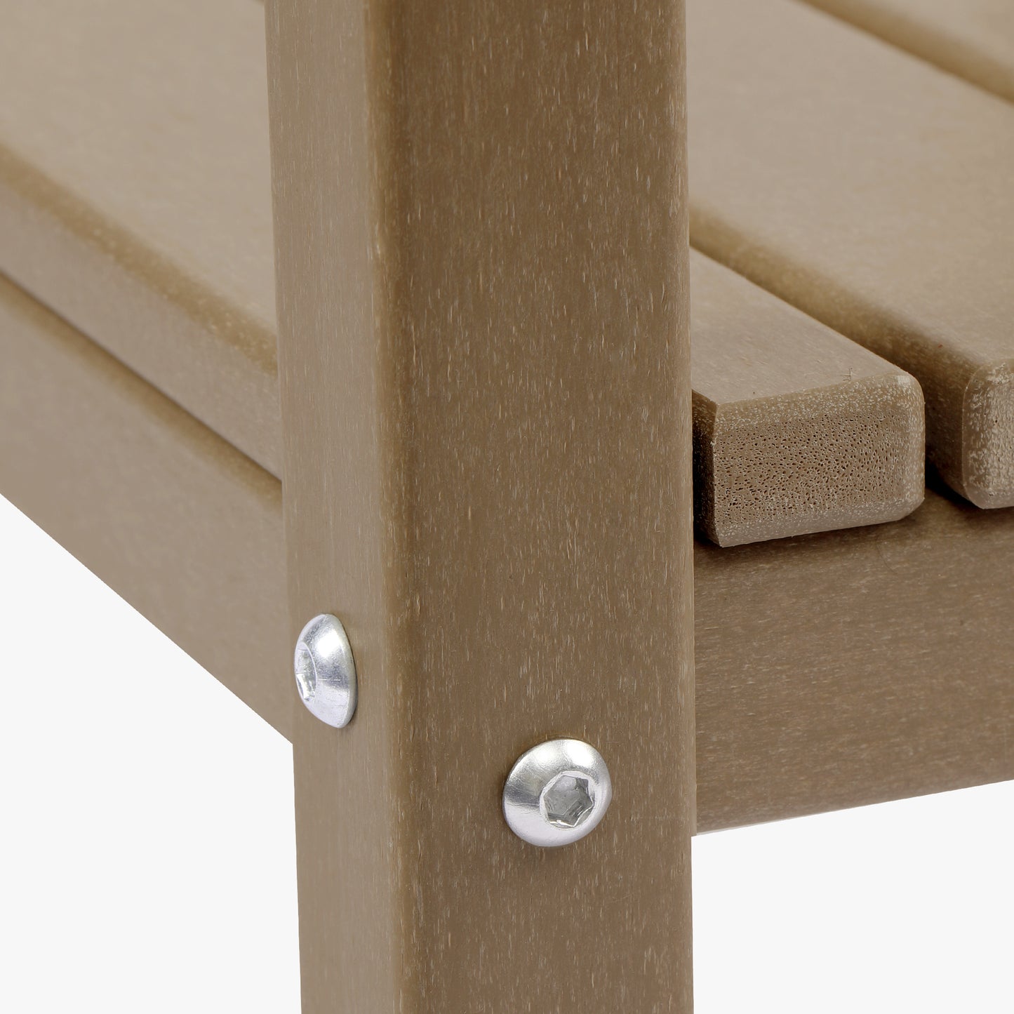 POLYTRENDS™ Tuscany All-Weather Outdoor Two Shelf Side Table (36" High)