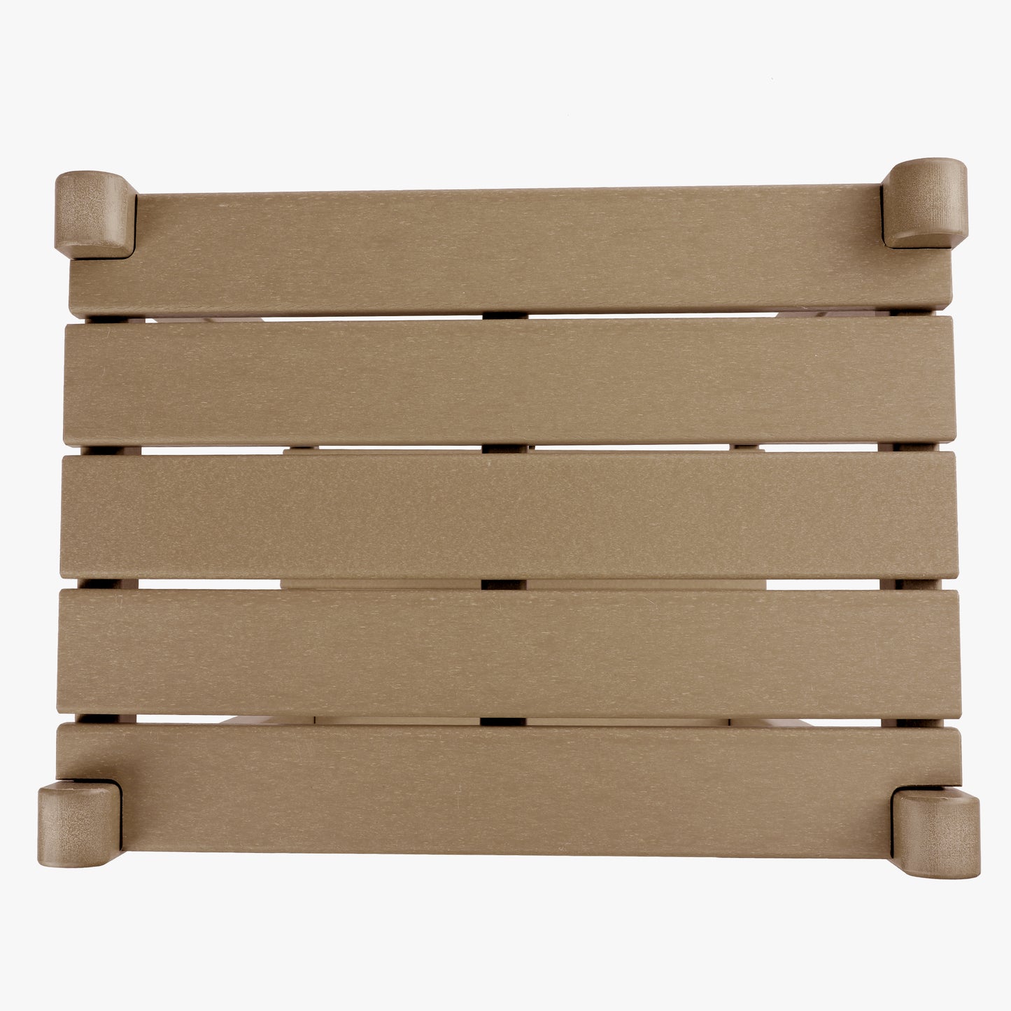 POLYTRENDS™ Tuscany All-Weather Outdoor Two Shelf Side Table (36" High)