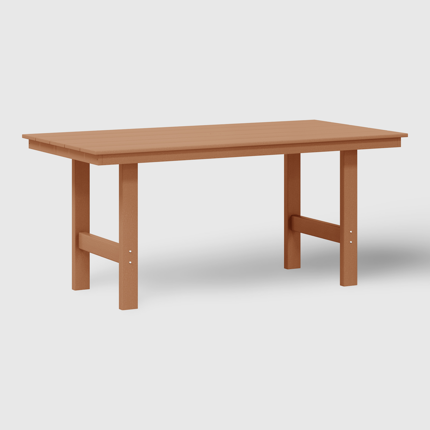 POLYTRENDS™ Tuscany All-Weather Outdoor Rectangular Patio Dining Table (Seats 6)