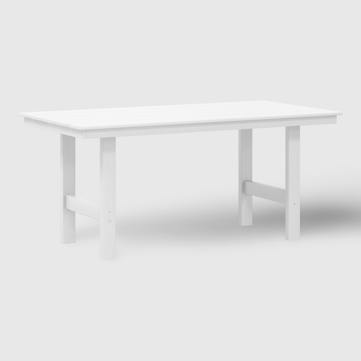 POLYTRENDS™ Tuscany All-Weather Outdoor Rectangular Patio Dining Table (Seats 6)