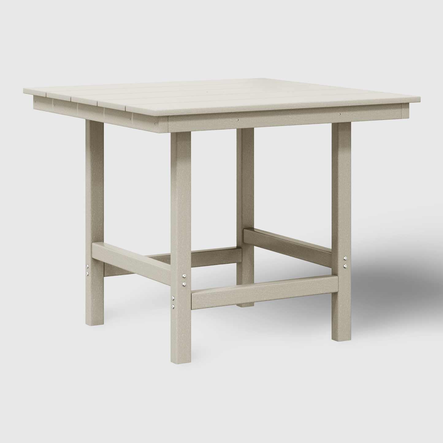 POLYTRENDS™ Tuscany All-Weather Outdoor Square Patio Dining Table (Seats 4)