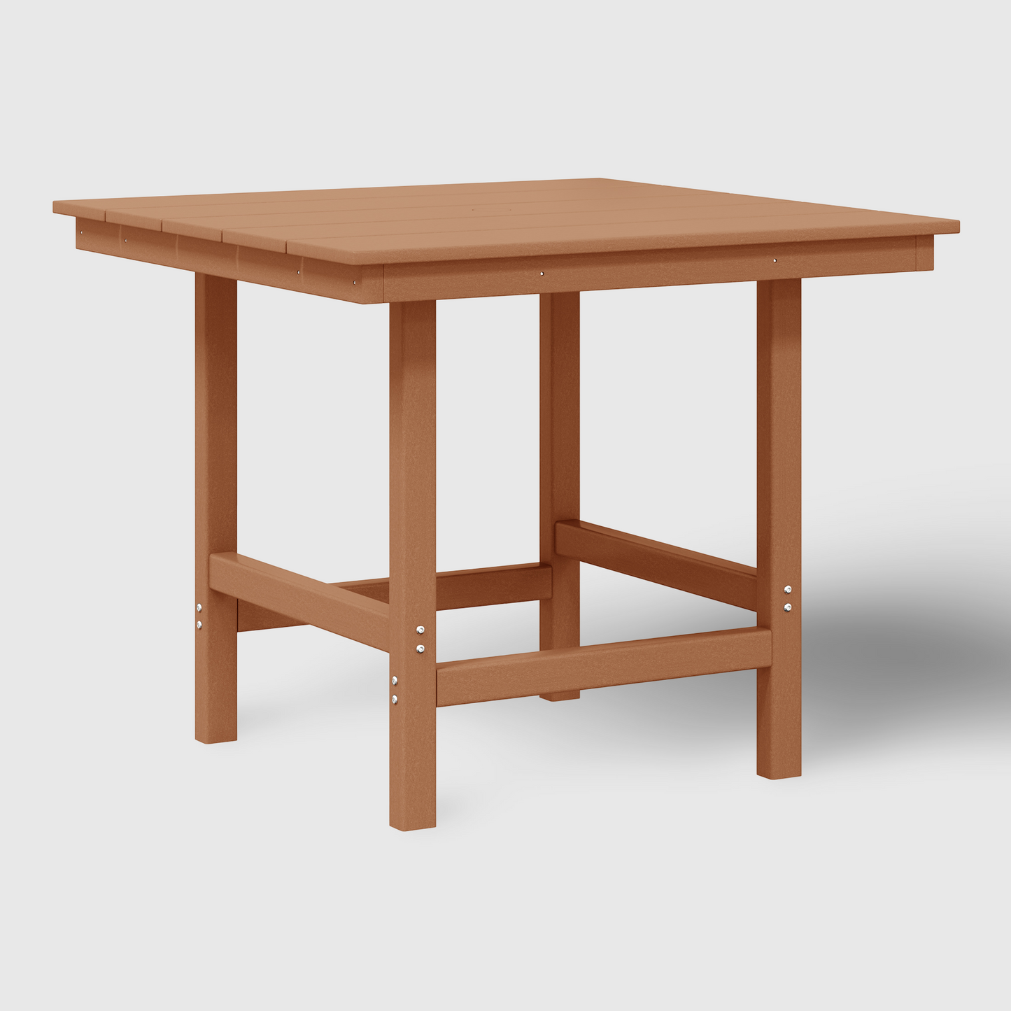POLYTRENDS™ Tuscany All-Weather Outdoor Square Patio Dining Table (Seats 4)