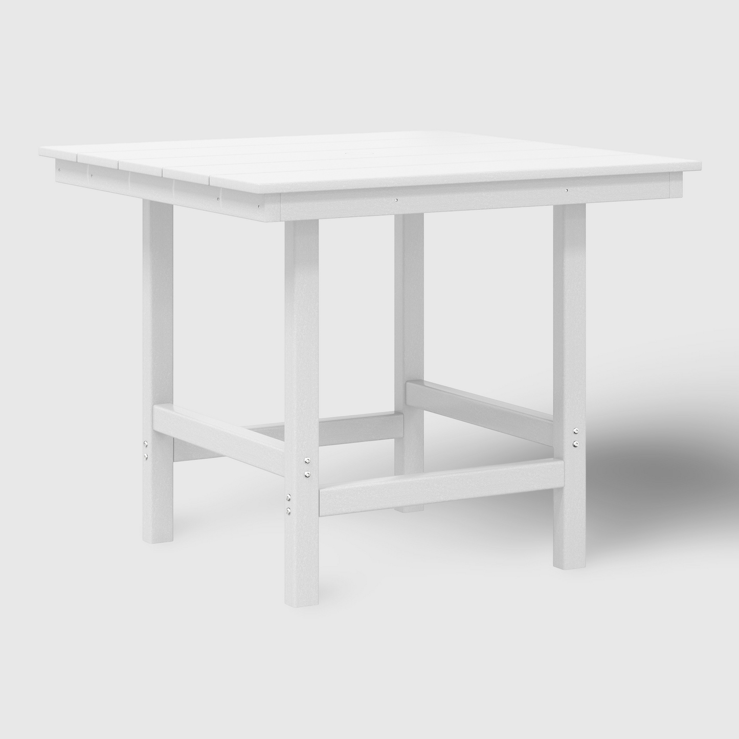 POLYTRENDS™ Tuscany All-Weather Outdoor Square Patio Dining Table (Seats 4)