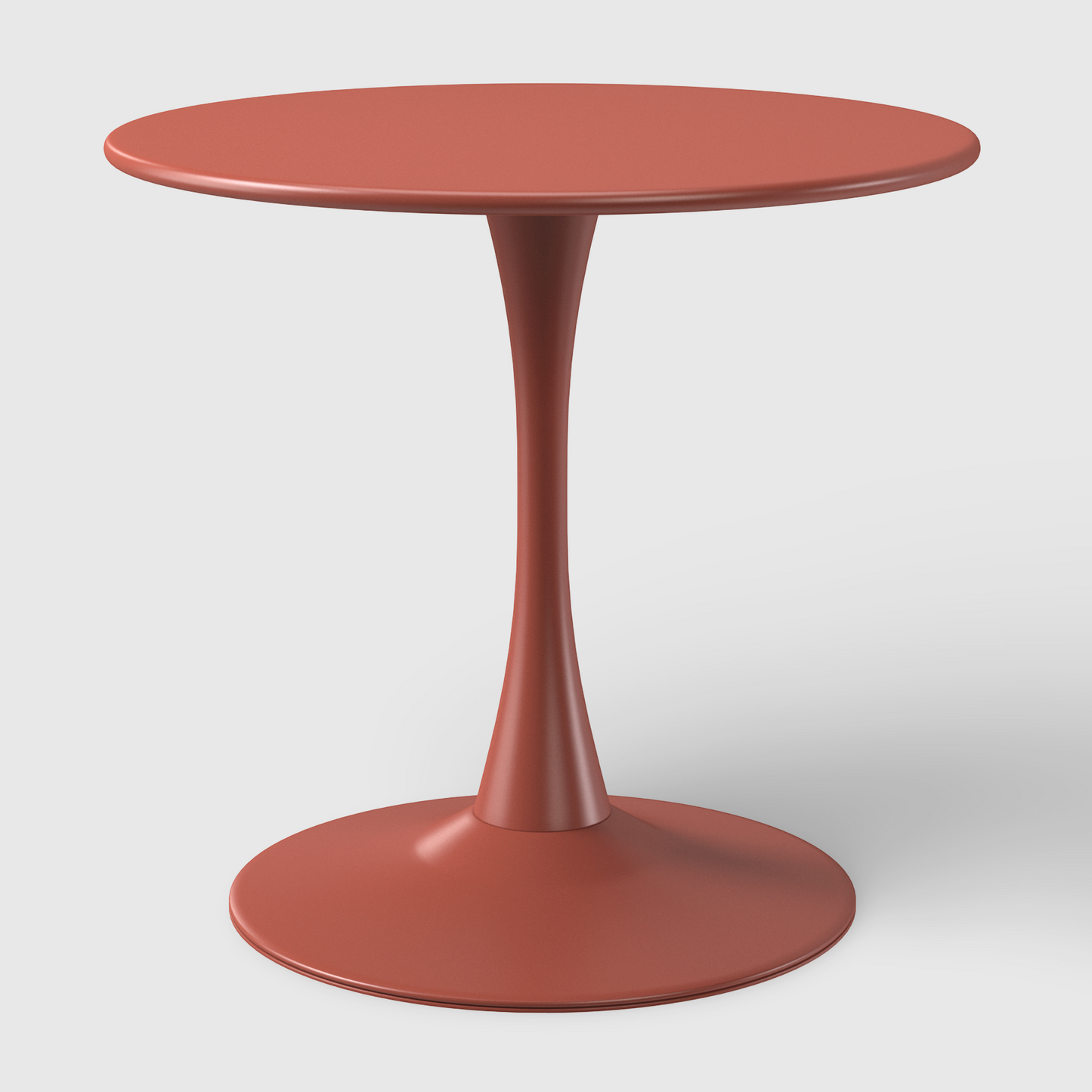 POLYTRENDS™ Copenhagen Stilke All-Weather Indoor/Outdoor 31.5" Round Metal Patio Bistro Dining Table