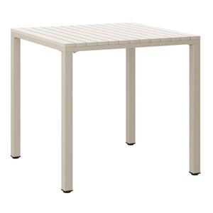 Polyform 31.5" Square Dining Table with Metal Frame