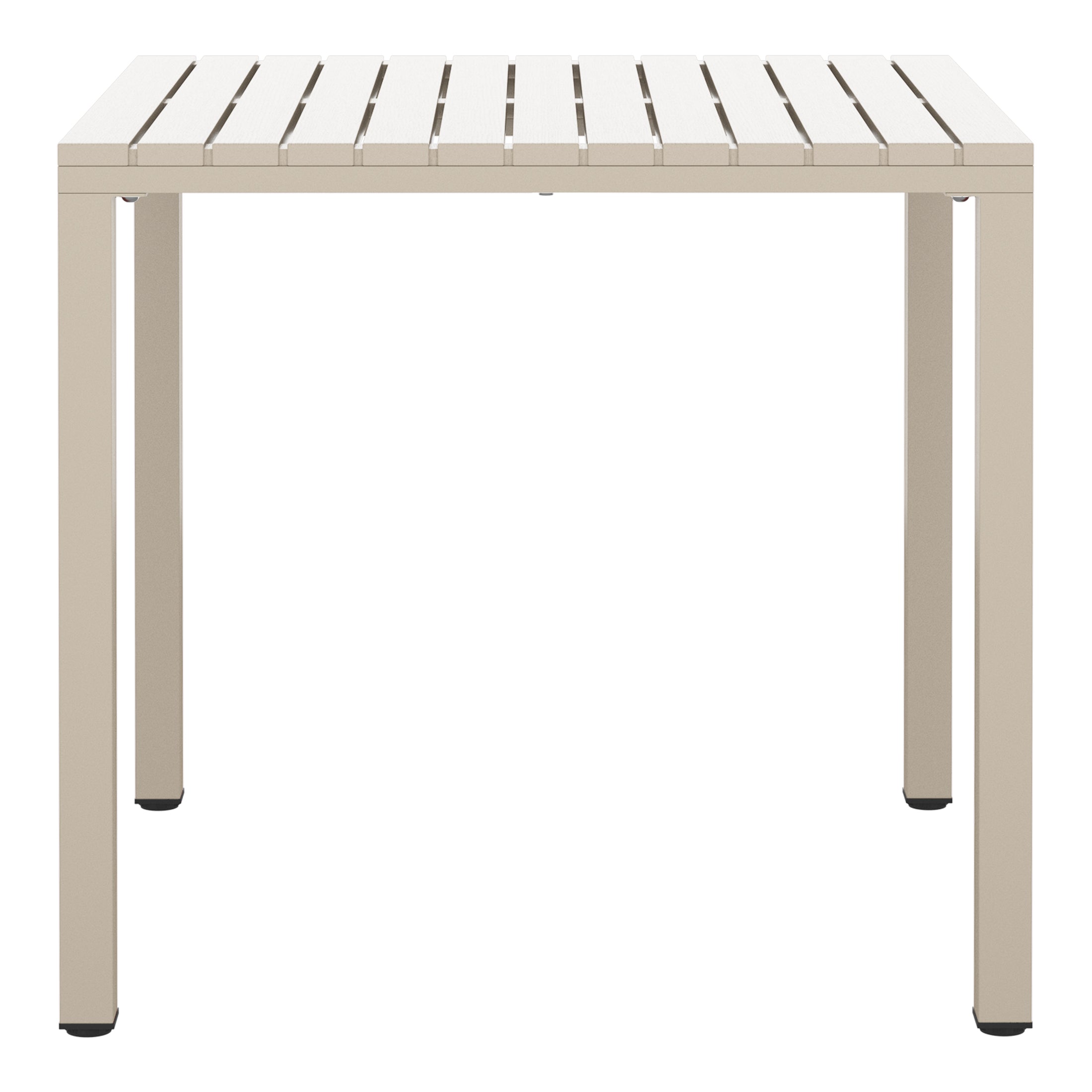 Polyform 31.5" Square Dining Table with Metal Frame