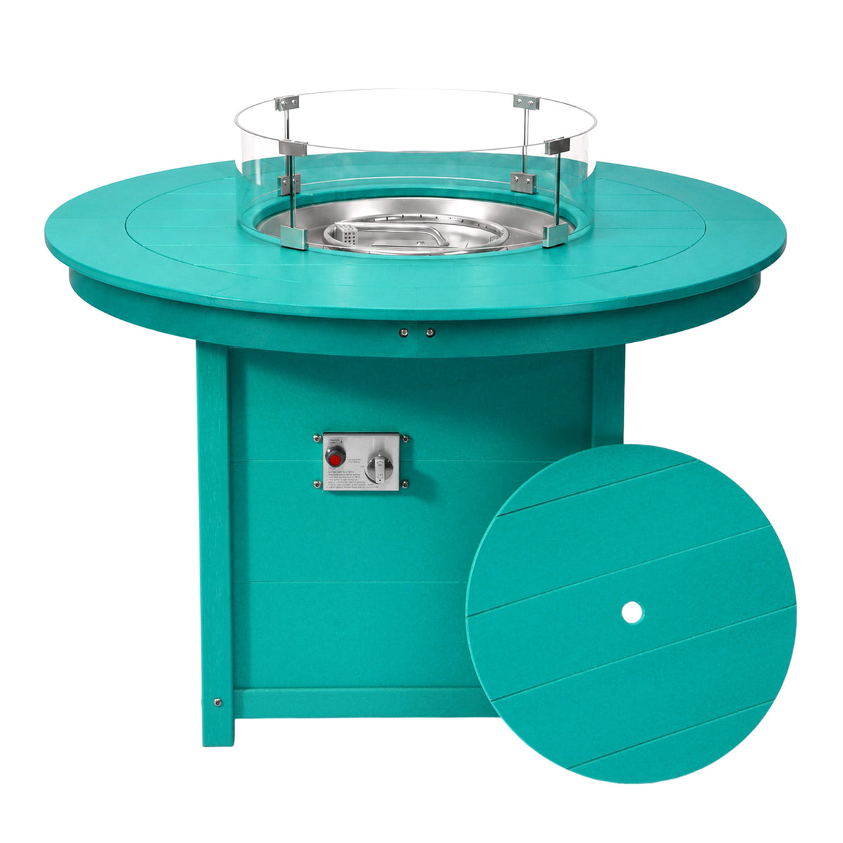 Sedona Round 47" Dining Fire Pit Table
