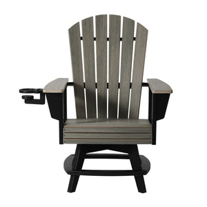 Heritage Ridge Adirondack Swivel Dining Chair With Cup Holder