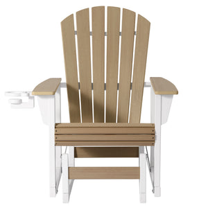 Heritage Ridge Adirondack Glider With Cup Holder