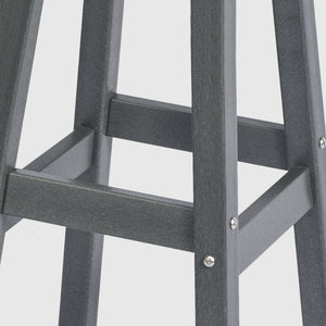 Stockholm All-Weather Outdoor Square Counter Stool (24" Seat Height)