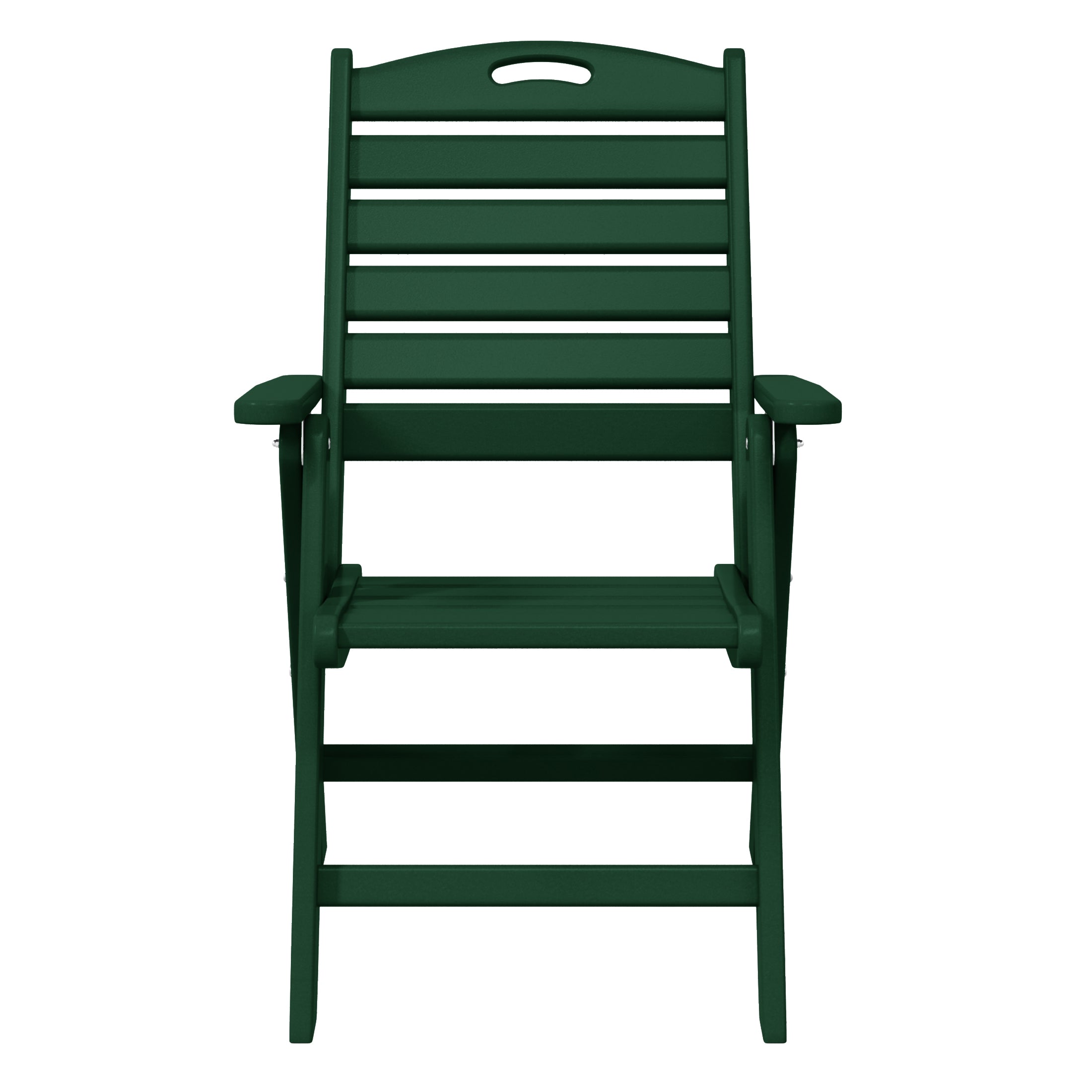 Aarhus All-Weather Outdoor Patio Folding Tall Back Dining Chair (38" High)
