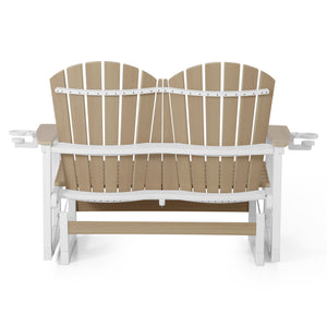 Adirondack 52“ Glider With Cup Holder