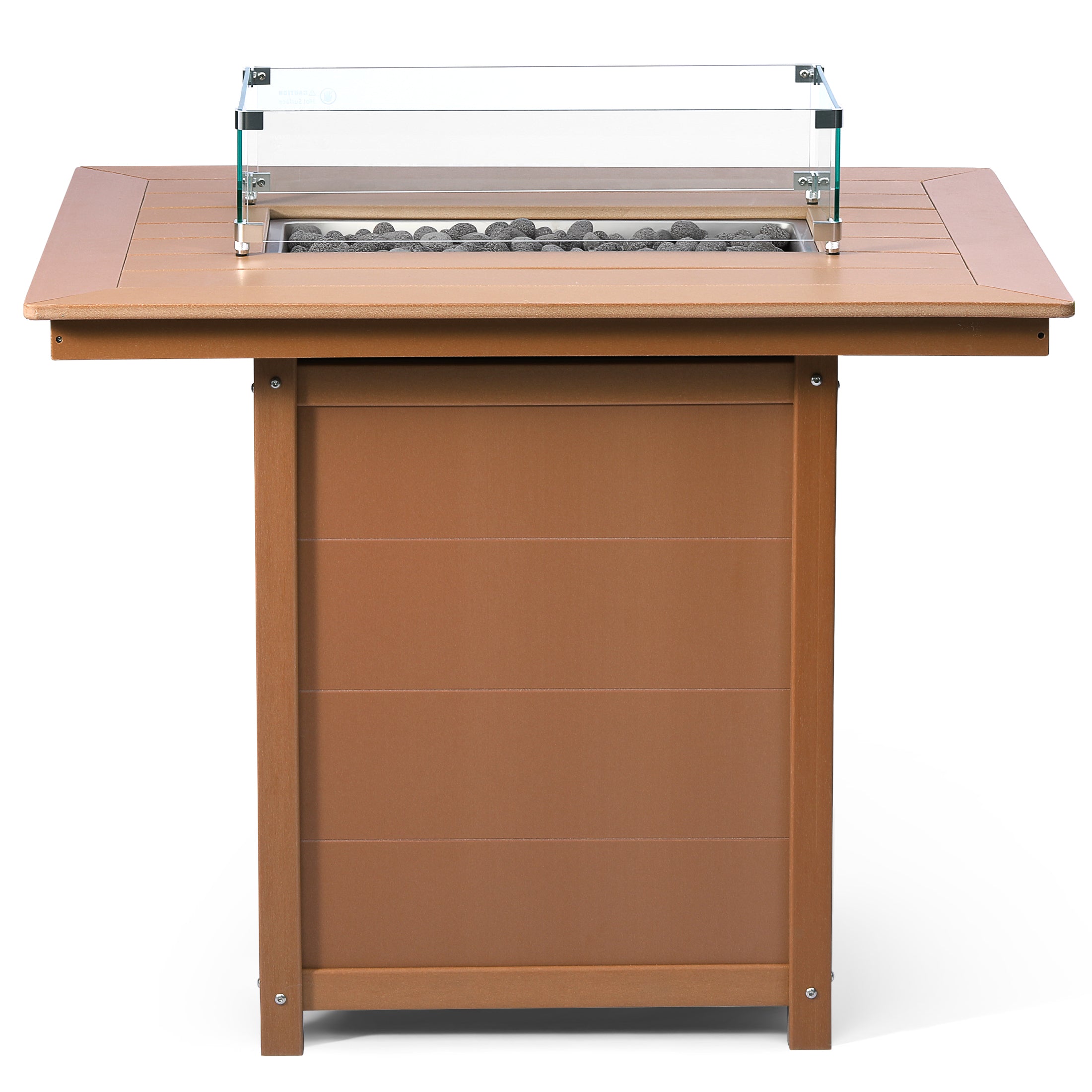 Sedona Rectangular 34" X 46" Counter Fire Pit Table