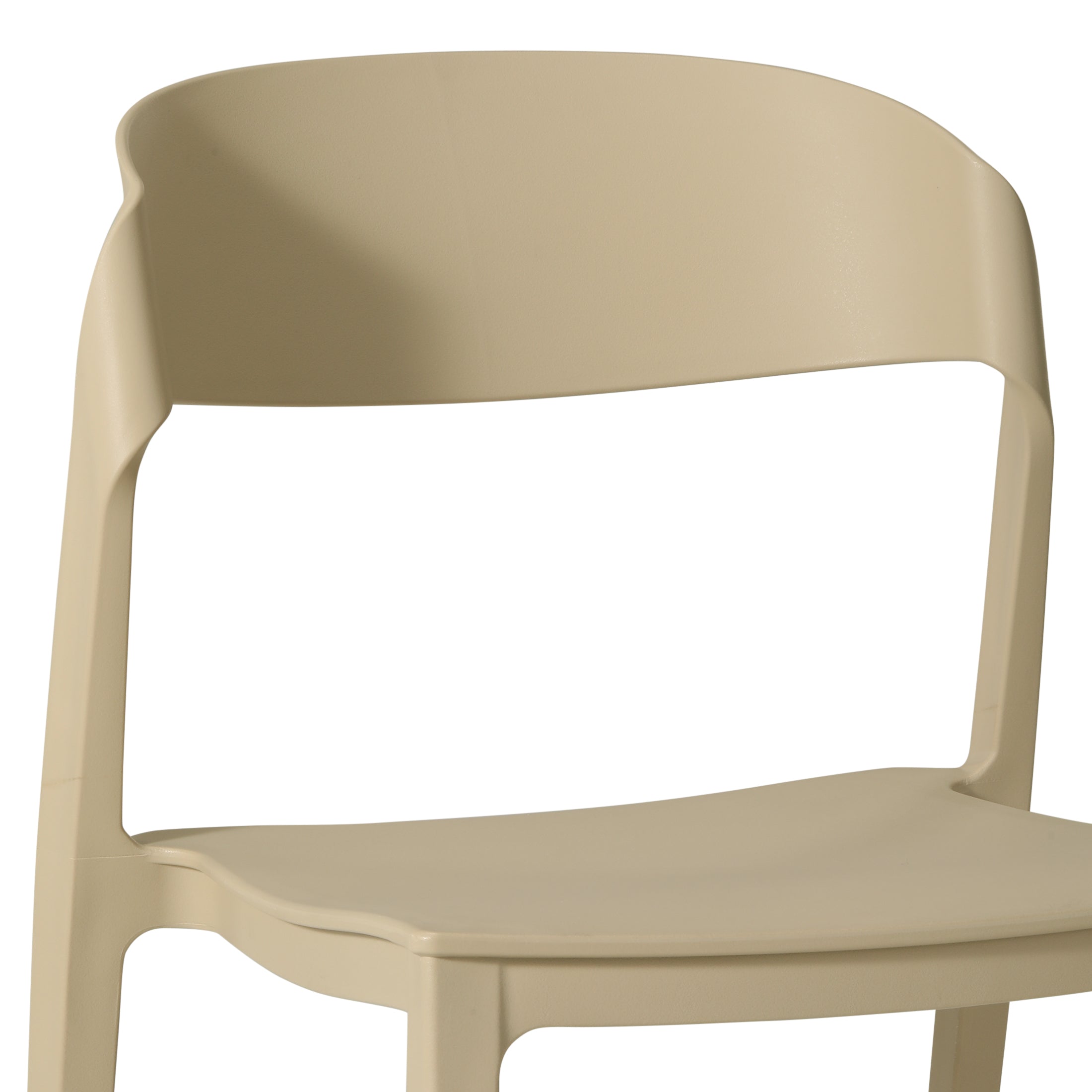 Patio Stacking Dining Side Chair (Set of 2)