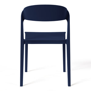 Patio Stacking Dining Side Chair (Set of 2)