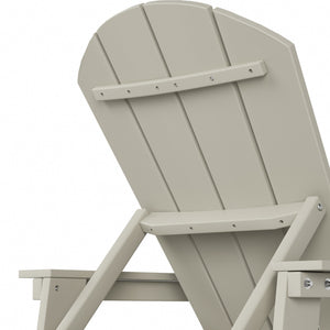 Chatham All-Weather Outdoor Adirondack Reclining Sun Lounger With Arms Rests & Wheels