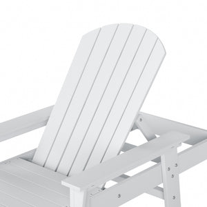 Westport Classic All-Weather Outdoor Adirondack Reclining Sun Lounger With Arms Rests