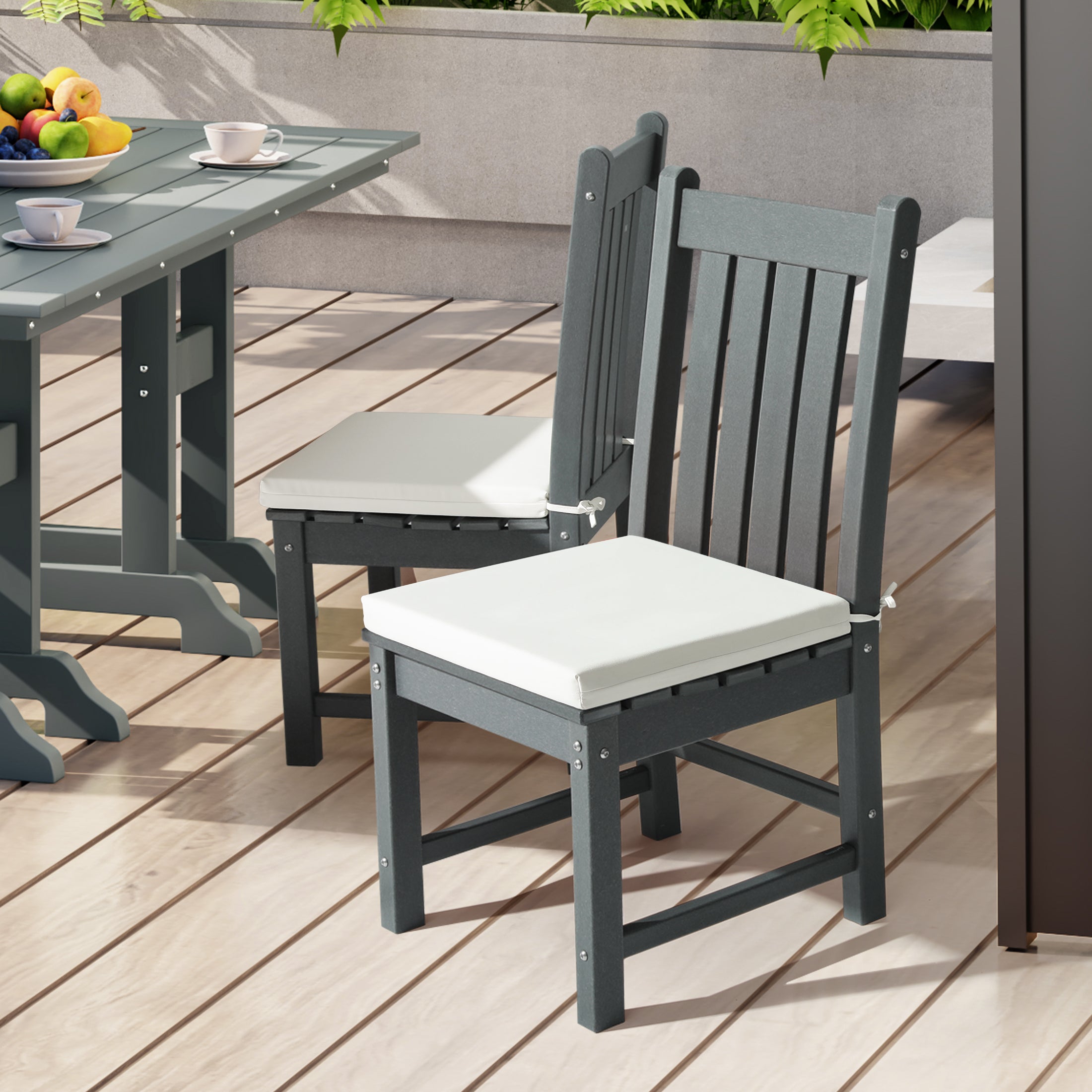Outdoor Patio Kitchen Dining Chair Seat Cushions Set of 4