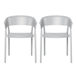 Polyform Stacking Dining Arm Chair (Set of 2)