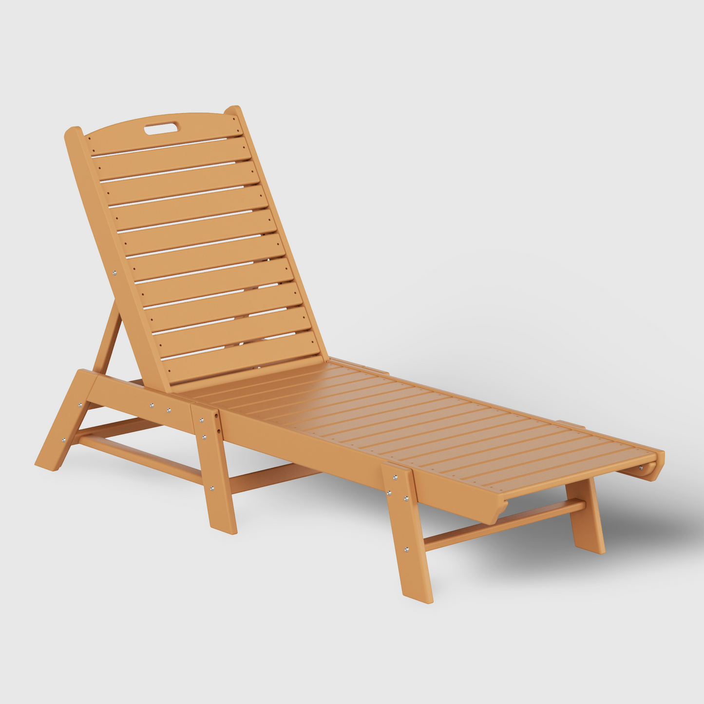 POLYTRENDS™ Santa Monica All-Weather Outdoor Reclining Sun Lounger
