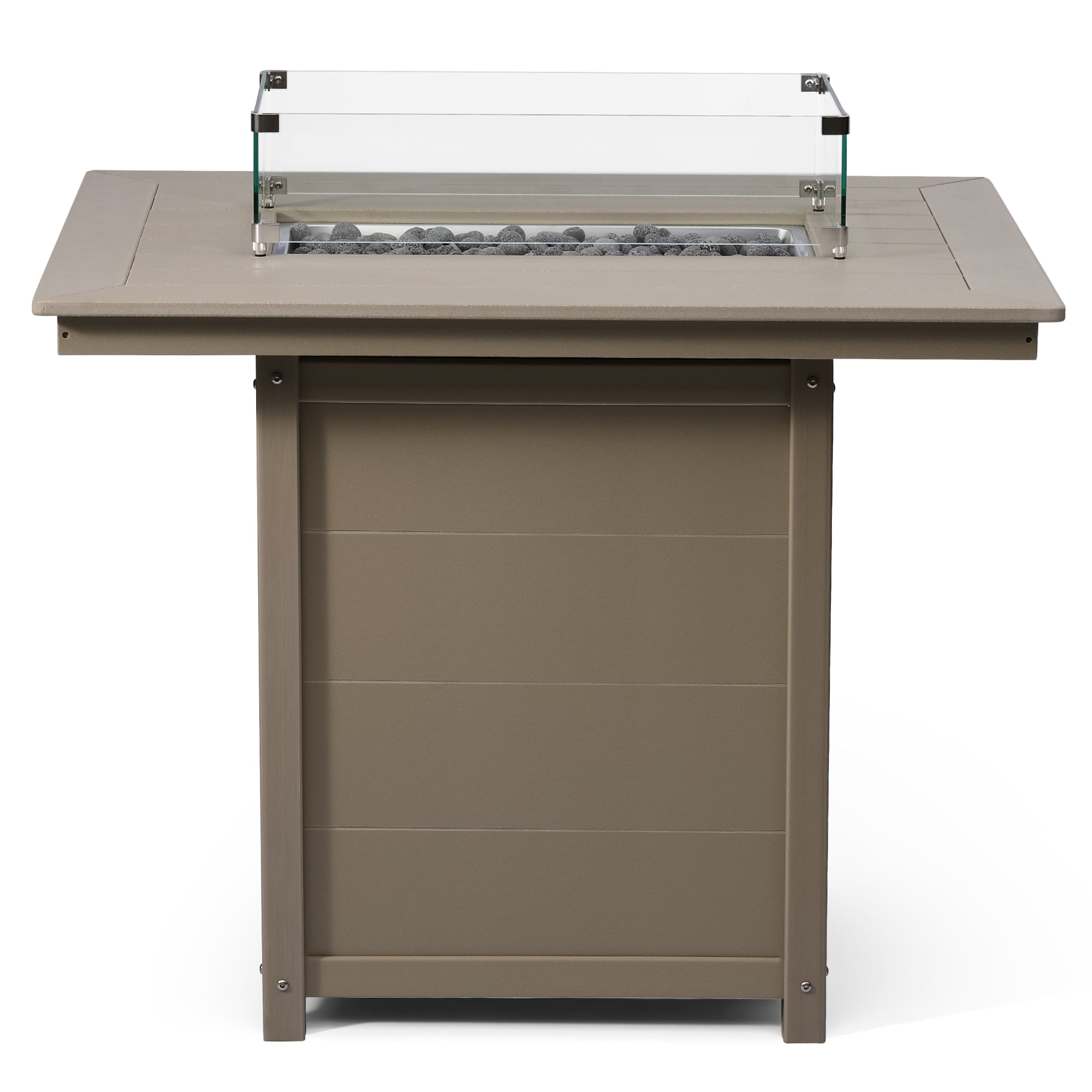 Sedona Rectangular 34" X 46" Counter Fire Pit Table