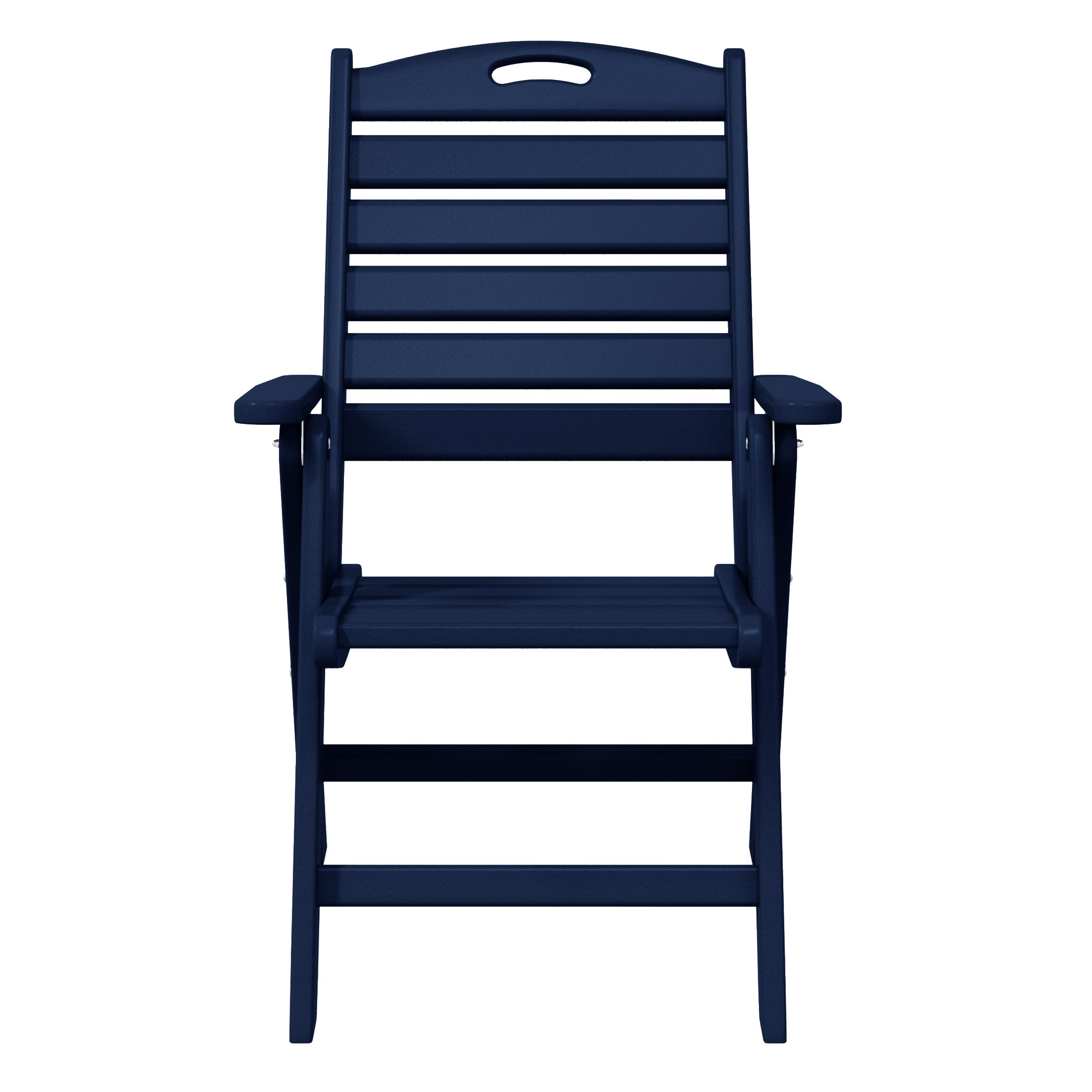 Aarhus All-Weather Outdoor Patio Folding Tall Back Dining Chair (38" High)