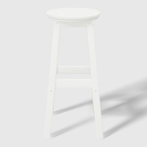 Stockholm All-Weather Outdoor Round Bar Stool (29" Height)