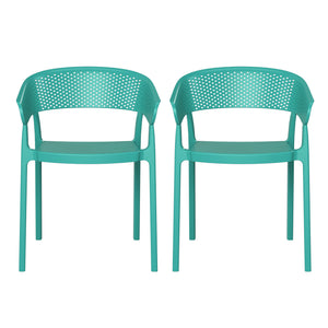 Polyform Stacking Dining Arm Chair (Set of 2)