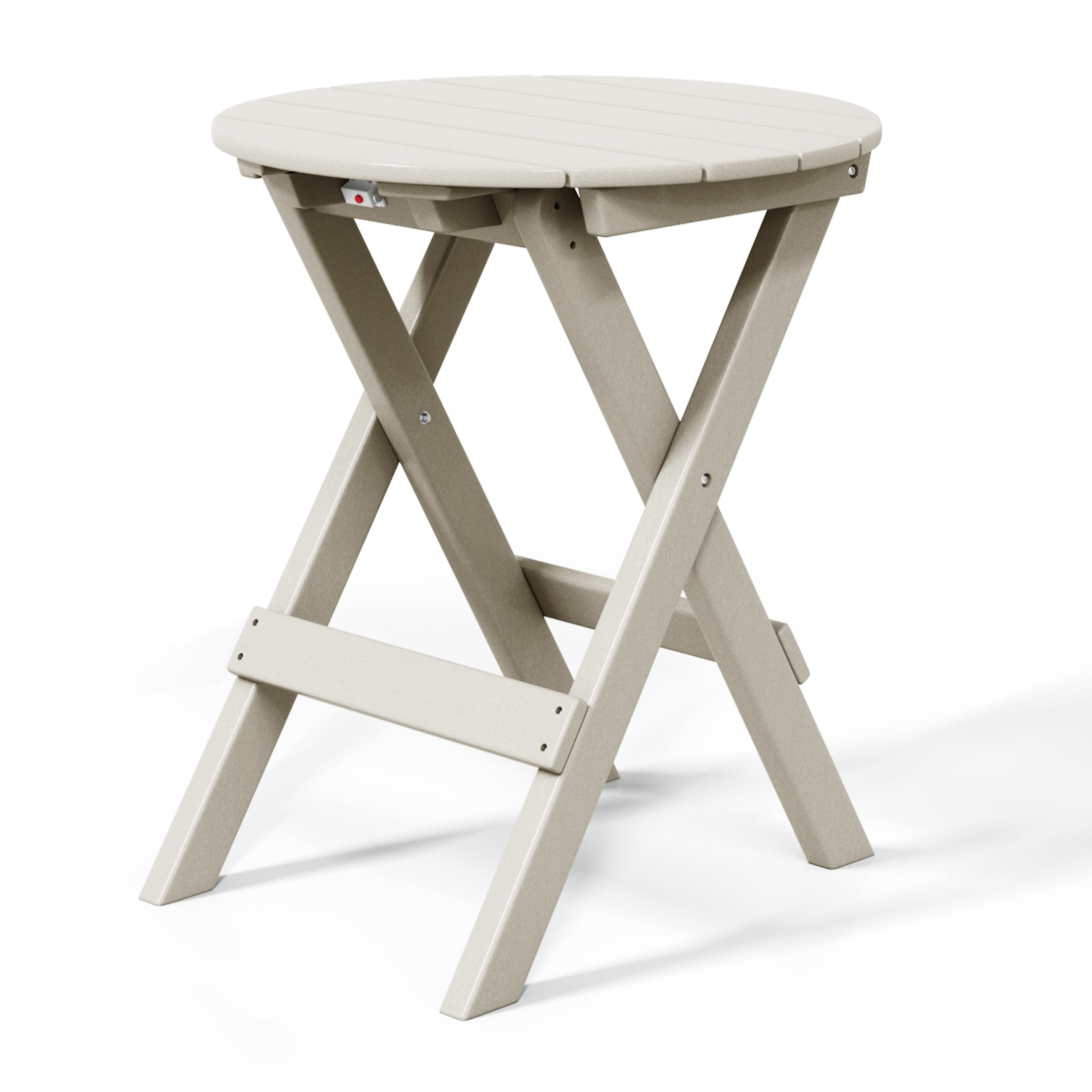 Tuscany All-Weather Outdoor Patio Round Folding Dining Table (24" Top)