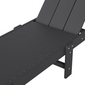 Malibu Modern All-Weather Outdoor Reclining Sun Lounger With Wheels