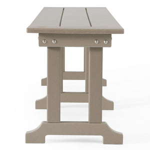 Tuscany All-Weather Outdoor 65" Trestle Dining Bench