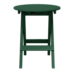Tuscany All-Weather Outdoor Patio Round Folding Dining Table (24" Top)