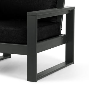Signature All-Weather Outdoor Modular Patio Deep Seating Left Arm Chair (Left Arm Sectional Seat)