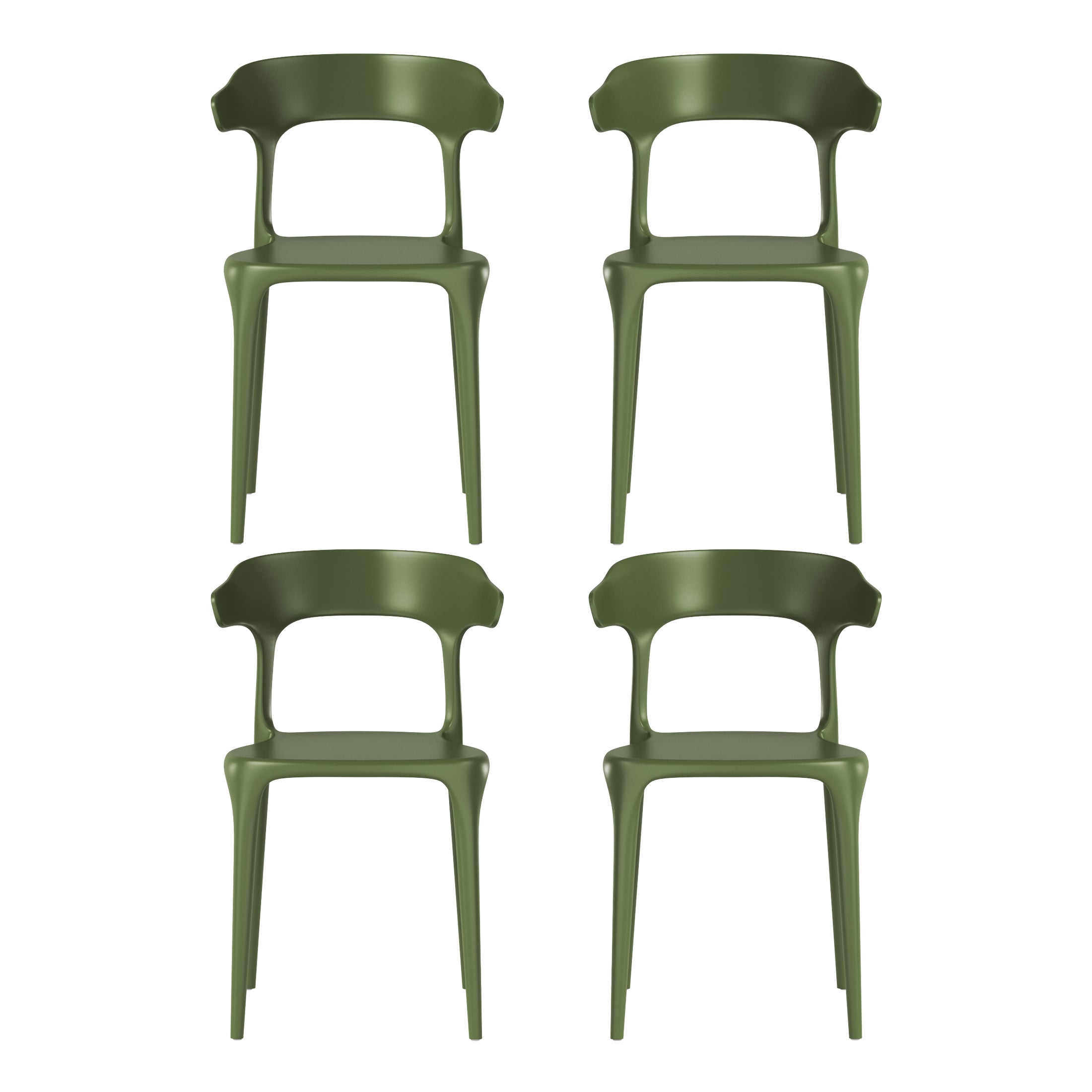 Polyform Stacking Dining Side Chair (Set of 4)