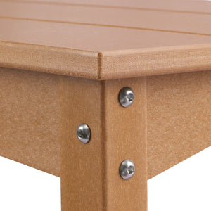 Tuscany All-Weather Outdoor Two Shelf Patio Bar Console Table (55" Wide)