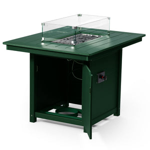 Sedona Rectangular 34" X 46" Dining Fire Pit Table
