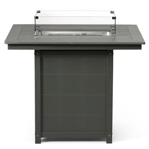 Sedona Rectangular 34" X 46" Counter Fire Pit Table