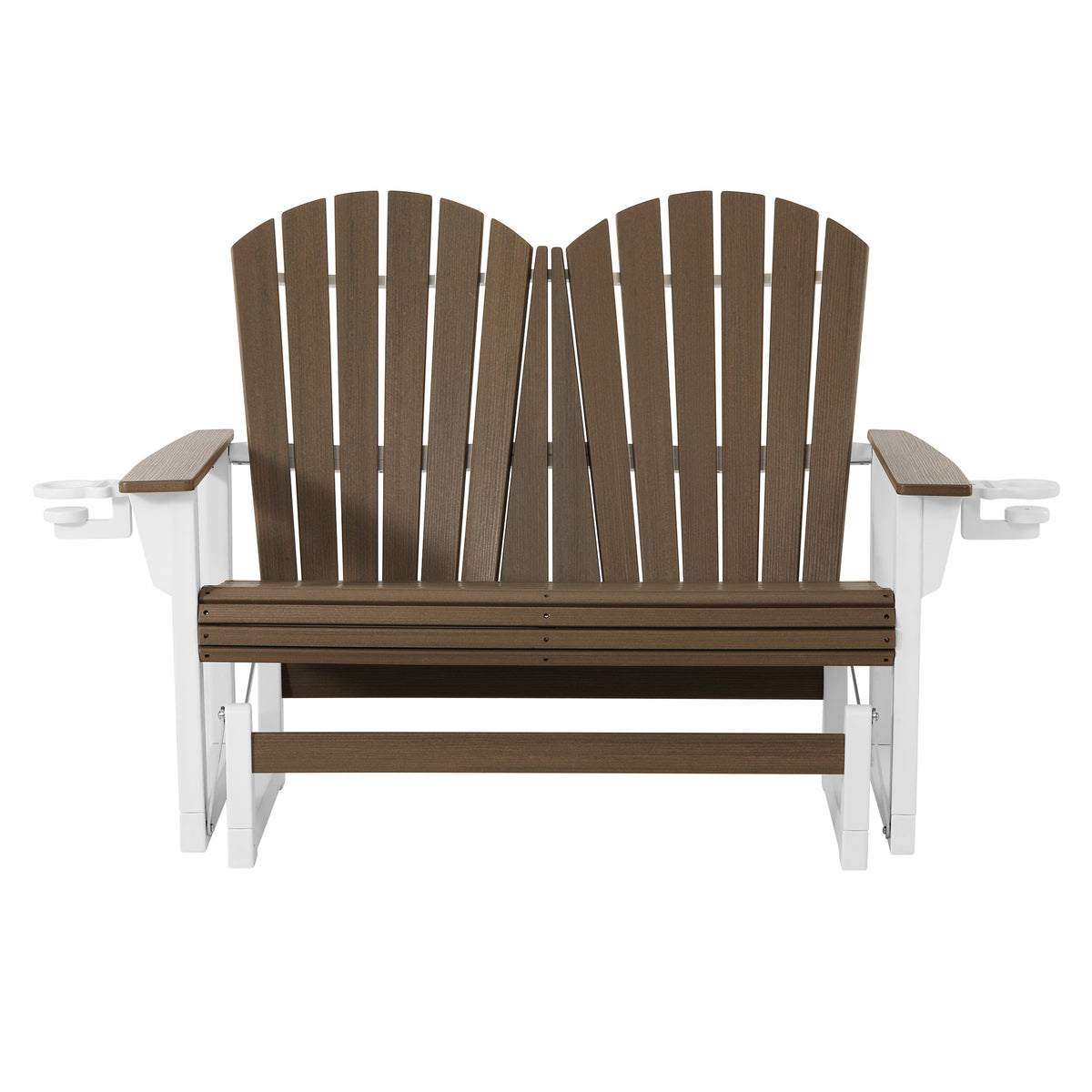 Adirondack 52“ Glider With Cup Holder