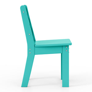 Tiny Terraces Kids' All-Weather Outdoor Dining Chair (Set of 2)