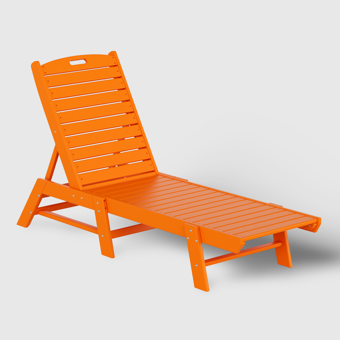POLYTRENDS™ Santa Monica All-Weather Outdoor Reclining Sun Lounger