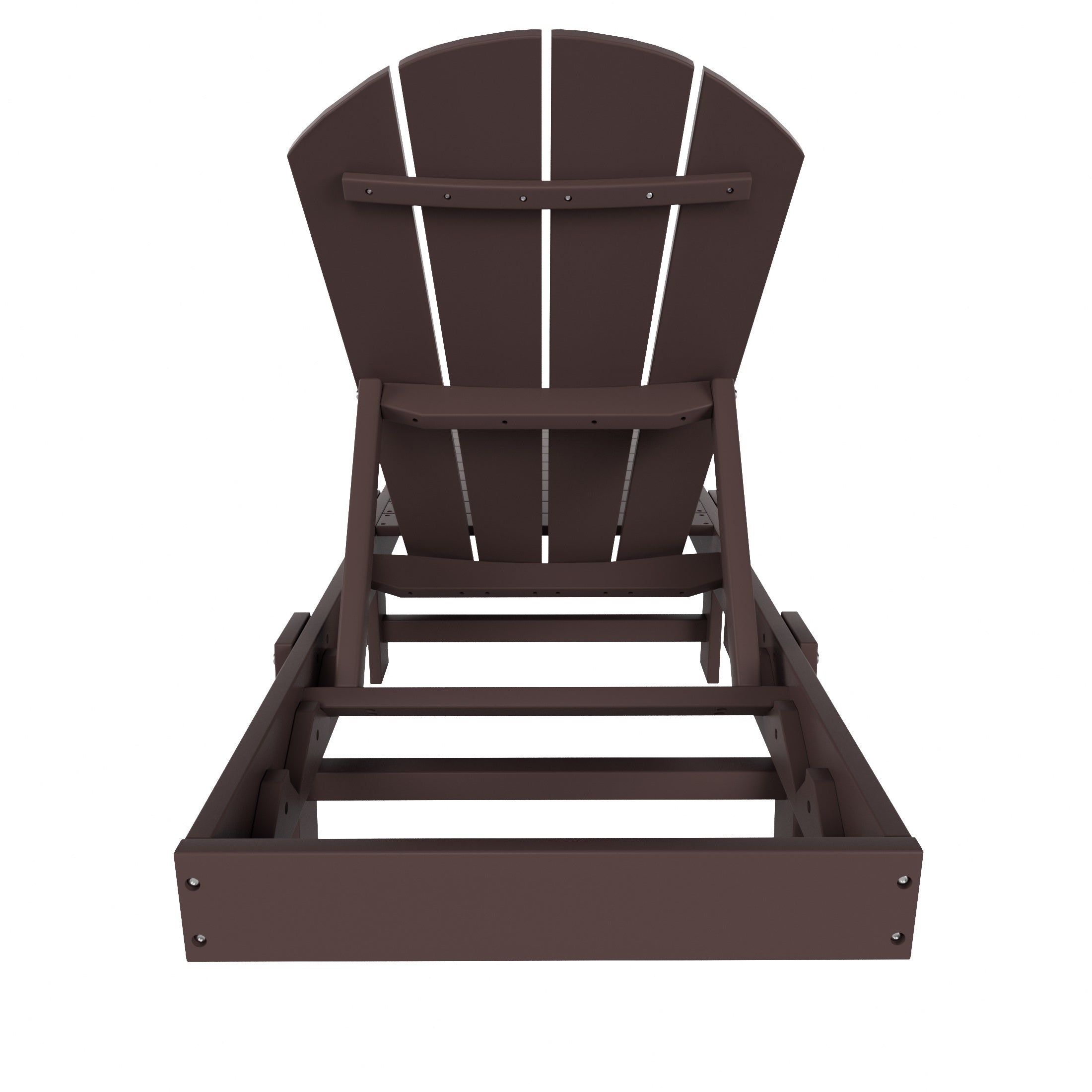 Chatham All-Weather Outdoor Adirondack Reclining Sun Lounger With Wheels