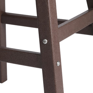 Stockholm All-Weather Outdoor Saddle Bar Stool (29" Height)