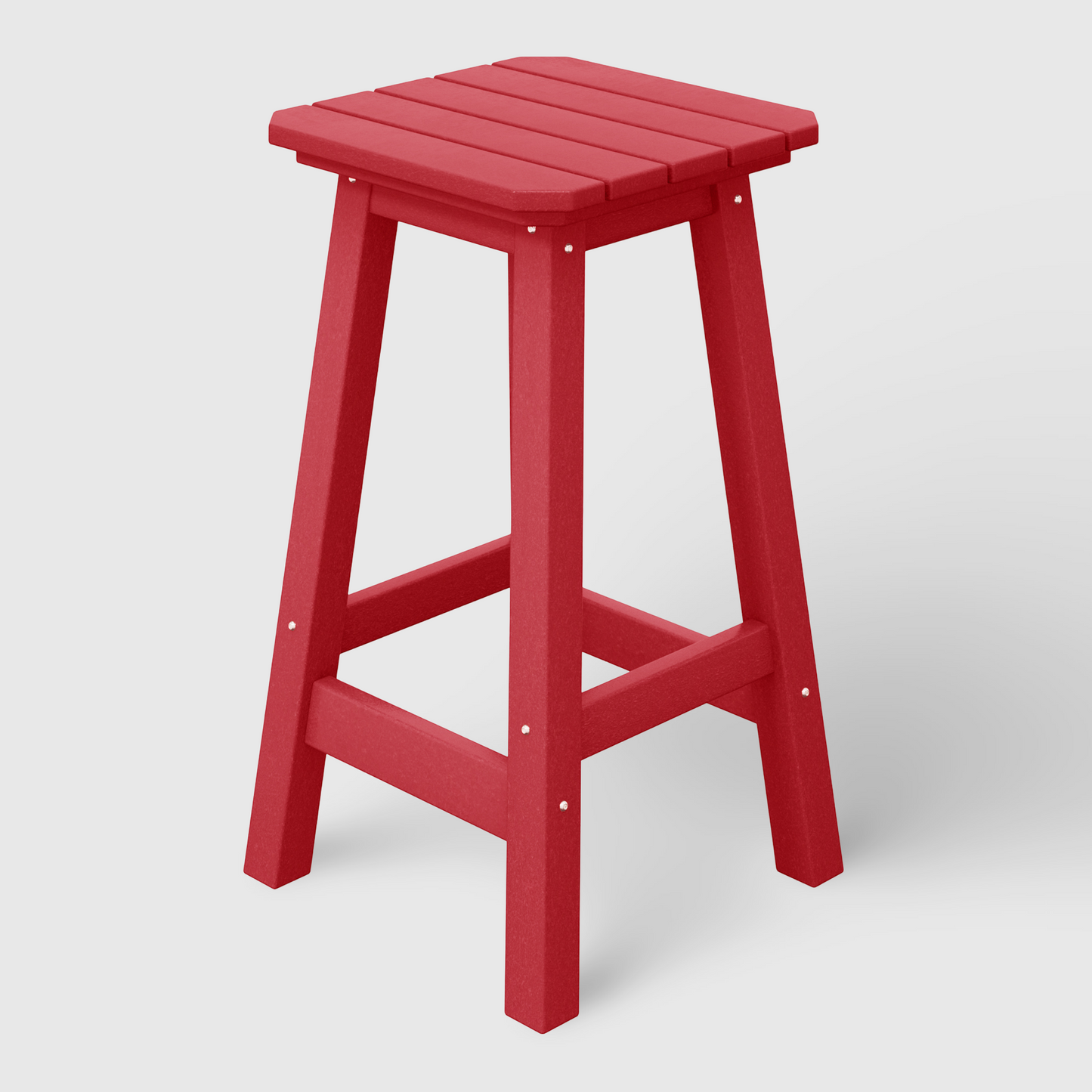 POLYTRENDS™ Stockholm All-Weather Outdoor Square Counter Stool (24" Seat Height)