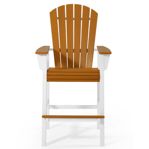 Heritage Ridge Adirondack Bar Chair With Cup Holder