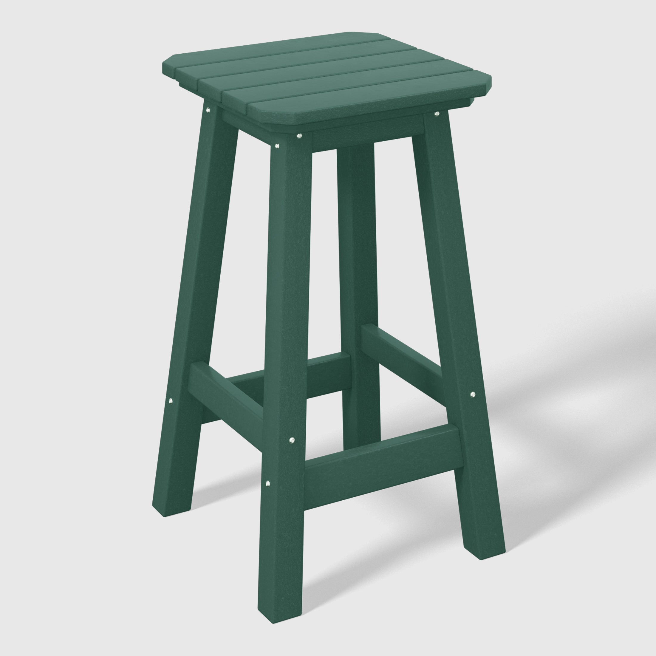 Stockholm All-Weather Outdoor Square Counter Stool (24" Seat Height)