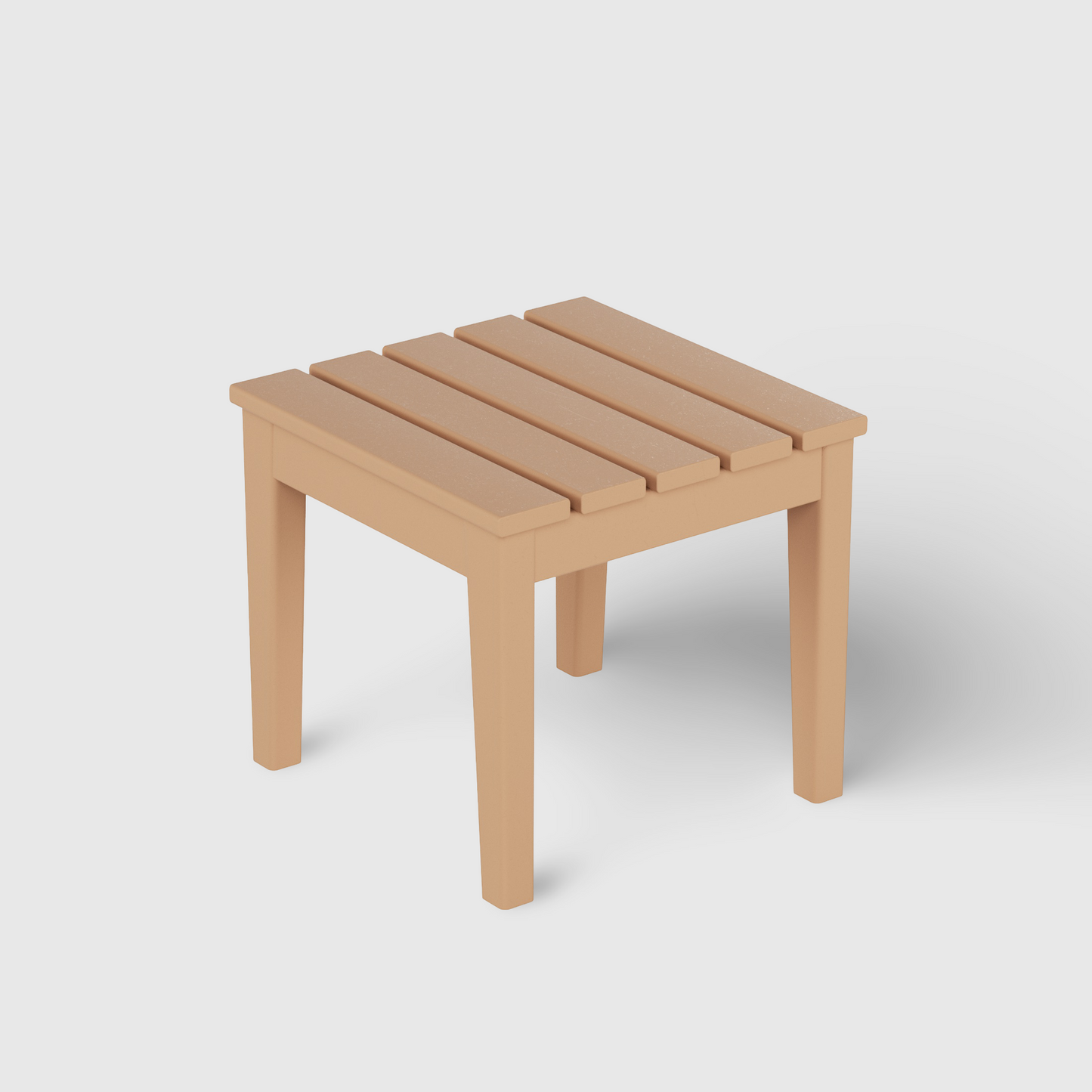 POLYTRENDS™ Tuscany All-Weather Outdoor Square Side Table (17" Height)