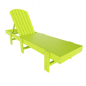 Westport Classic All-Weather Outdoor Adirondack Reclining Sun Lounger