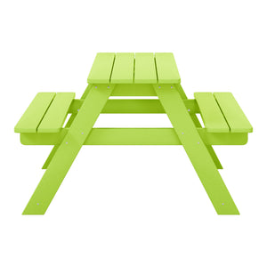 Tiny Terraces Kids' All-Weather Outdoor Picnic Table